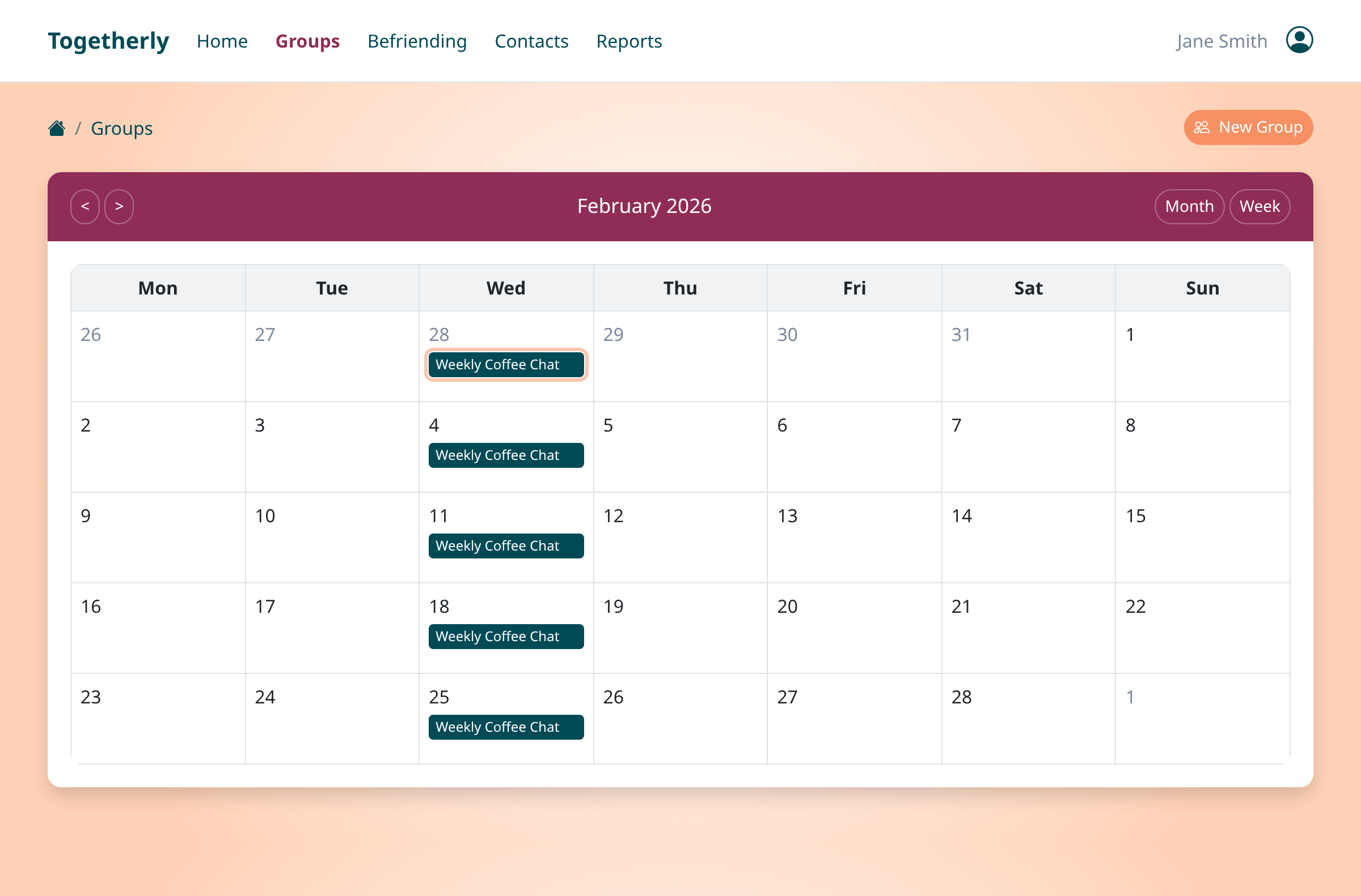 How to set up recurring weekly sessions - Togetherly Rails Help Centre