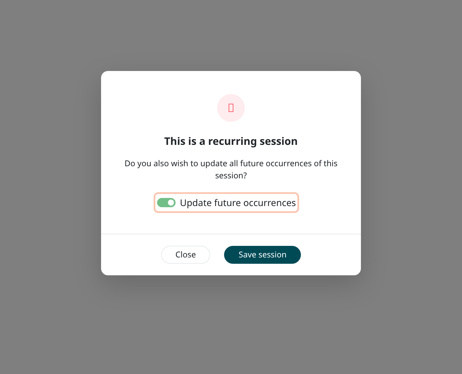 How to set up recurring weekly sessions - Togetherly Rails Help Centre
